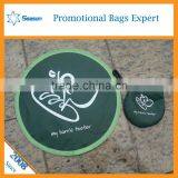 Customized Photo Printing Foldable Frisbee Fan Folding Fabric Frisbee Frisbee