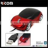 New 1000DPI Car Shaped Computer Mouse, Usb Wired Optical Mouse for Laptop and Desktop