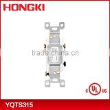 UL 15A Three Way Push in and Side Wired Toggle Switch 120-277V thumbnail-1