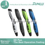 Sunlu 2016 hot sale !! Intelligent 3rd Generation 3D Drawing Pen