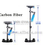 S60C 60CM Portable Mini Carbon Fiber Steadycam Camera Stabilizer Handheld thumbnail-1