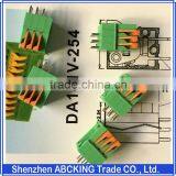 Manufacture 2.54MM Screwless Terminal Blocks Video Device Connectors