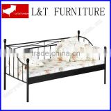 simple black 3ft iron metal day bed