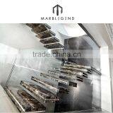 Household Interior White Marble Stone Stair Treads thumbnail-6