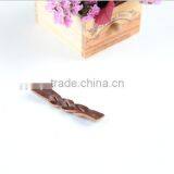 The Best Design Embossed Logo Metal Leather Labels / Metal Leather Patches thumbnail-3