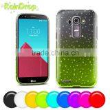 Luxury Gradient Color 3D Raindrop Water Drop Slim Soft TPU 3d Raindrop Cover for LG G4 Wholesale