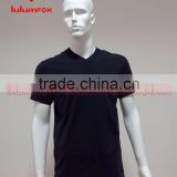 SP11-169 OEM 92%POLYESTER 8%SPANDEX plain dyed blank t shirt men wholesale china