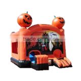 Inflatable Pumpkin Halloween 5-in-1 Bounce House combo