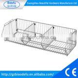 Chrome Stacking Wire Basket 355 x 915 x 230mm thumbnail-1