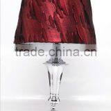 NEW Design Restaurant Table Lamp With Red Fabrics Cover