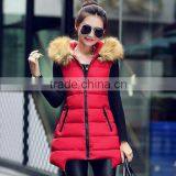 hotsales Beautiful quilted jacket sleeveless for girls women sleeveless jacket stocks