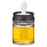 SINOGLASS Single 110 ml Glass Meridian Drip Brush Jar With Combination Plastic Brush thumbnail-1