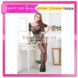 CK8911 New Hollow-out Sexy Jumpsuits Women Sexy Body Stocking thumbnail-1