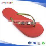 2017 Cheap Wholesale Simple Red Color Flip Flop Women Slipper Flip Flopss Women Sandals Shoes