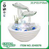 Indoor Tabletop Glass & Ceramic Water Feature Fountain thumbnail-4
