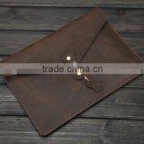 BOSHIHO Durable Real Leather Business Briefcase and Portable File Case