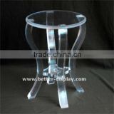high quality acrylic round lucite coffee table