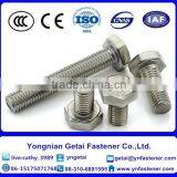 Stainless Steel 304 DIN933 DIN931hex Bolt and Nut and Washer thumbnail-2
