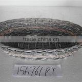 Oval Wicker Tray With Handle