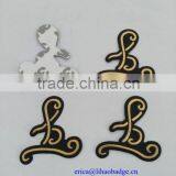 Custom Gold Stamp Plastic Round Sticker With Logo thumbnail-1