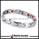Stock Jewelry Healing 2 in 1 Germanium FIR 14pcs Balls Therapy Power Tungsten Bracelet thumbnail-1