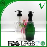 500ml empty green color plastic lotion bottles with pump