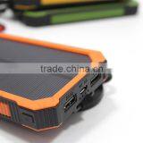 Hot Selling Waterproof Portable 10000mah Solar Power Bank thumbnail-2