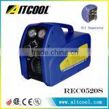 Hot sale portable dual cylinder refrigerant recovery machine with oil separator RECO520S