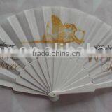 23cm advertising plastic with fabric fan