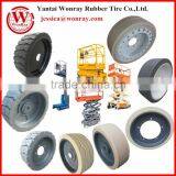 Non Mark Scissor Lift Rims With Tires Wheel 2.00-8 15x5 16x5x12 12x4.5