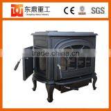 Big Size Indoor Freestanding Enamel Fireplace/wood Burning Stove for Home Heating DHF737 thumbnail-1