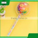 Funny School Office Stationery Mini Plastic Rainbow Hair Ball Roller Ball Point Pen thumbnail-5