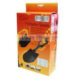 Ridged Plastic Folding Garden Spade Soil Snow Shovel Camping New thumbnail-1