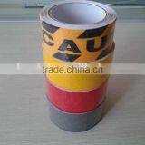 Yellow and Black Stair Markers Anti Slip Tape With CAUTION Printing thumbnail-1