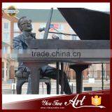 Outdoor Decor Bronze Ray Charles Music Statue thumbnail-5