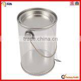 Transparent Pvc Clear Body Tin Box
