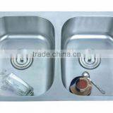 Double Bowl Stainless Steel Kitchen Sink thumbnail-1