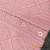 Cable Knit Acrylic Sweaters for Baby Girls thumbnail-4