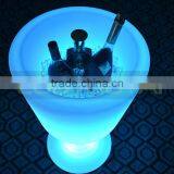 New Design Wineglass Shape Plastic Luminous Led Ice Bucket/Bar Wine Ice Bucket thumbnail-4