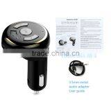 2017 Hot Sale Bluetooth Hands-free 3.5mm Car Receiver Stereo Bluetooth With FM Transmitter thumbnail-5