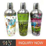 WS-CSA1 Unique Stainelss Steel Glass Cocktail Shaker With Full Printing Design thumbnail-1