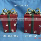 Ceramic Christmas Gift box-Christmas ceramic box gift for decoration and weeding gift-Ceramic Christmas Gift Box