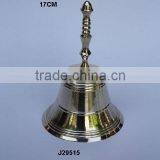 Brass Handle Bell in Mirror Polish Also Available in Silver Plating thumbnail-1