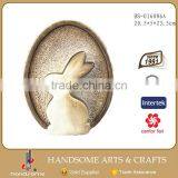 19 Inch Resin Craft Garden Ornament Lively Animal Sculpture Rabbit Statue thumbnail-4