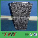 Resin Outdoor Floor Standing Rectangular Garden Flower Pot thumbnail-1