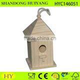 Small Cheap Wood Bird House Wholesale thumbnail-1