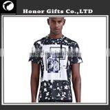 Fashionable Short Sleeves Cotton High Quality Custom Printed T Shirt thumbnail-3
