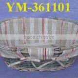 Cheap Willow Basket With Foldable Handle thumbnail-1