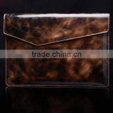 Wax Oil Documents Carrying Bag/Leather Envelope Bag/Laptop Portfolio Bag thumbnail-2