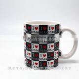 Wholesale Custom I Love OMAN Souvenir Ceramic Mug for Sale thumbnail-4